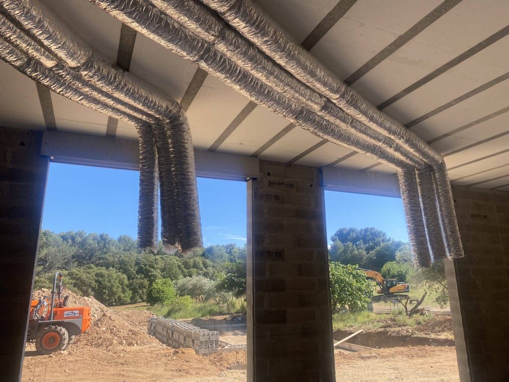 installation d'une climatisation gainable