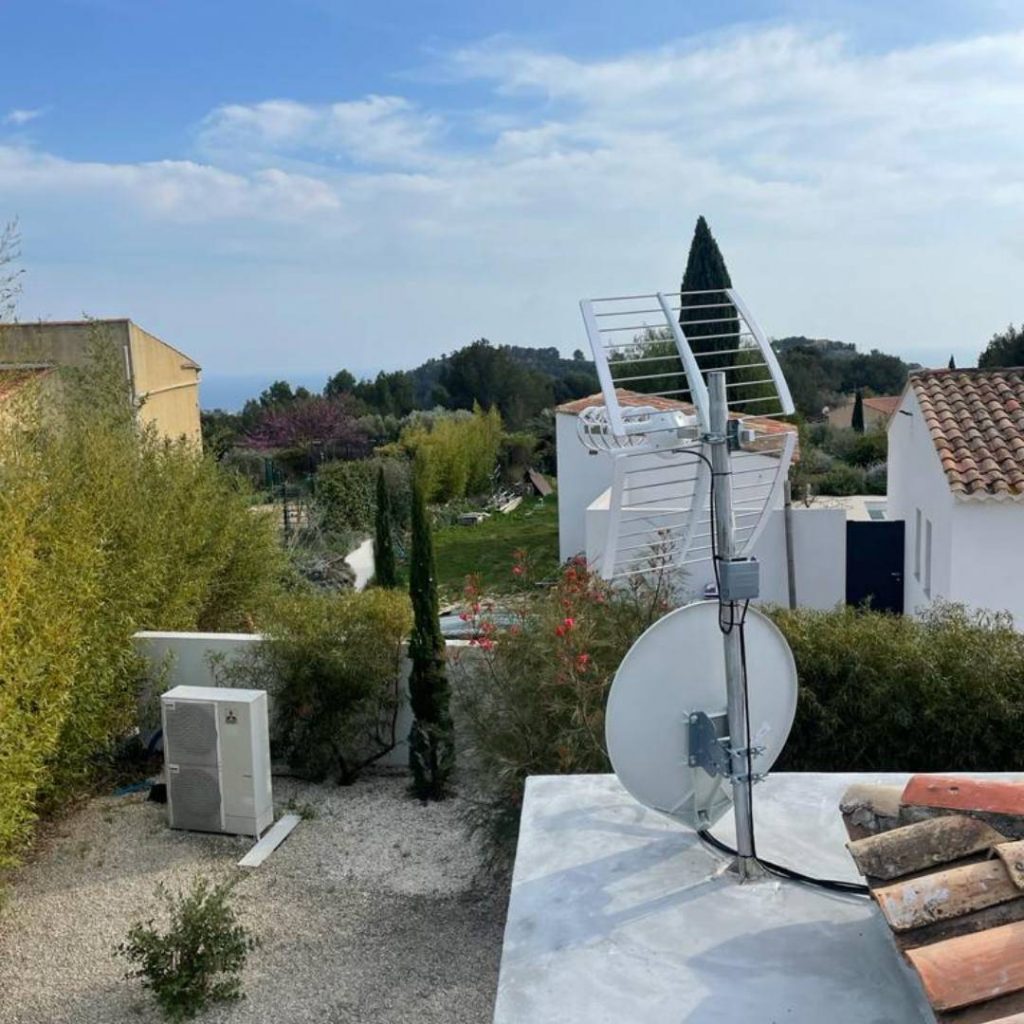 installation antenne hertzienne